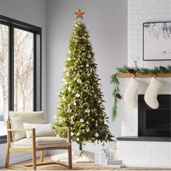 Lit Mercury Star Gold Christmas Tree Topper 10" Holiday 5-Point Speckle Light Up - Picture 3 of 5
